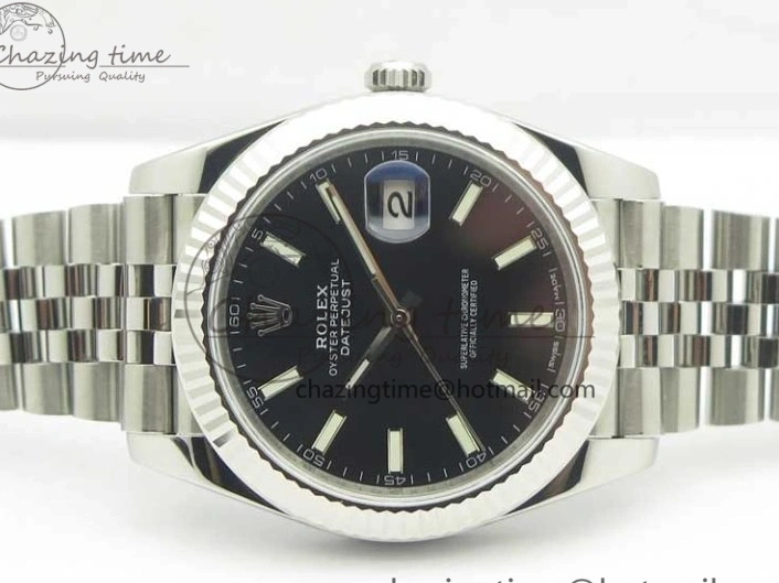 Best AAA Replica Sites Edition 3383 Jubilee Dial REF SS DateJust Bracelet 41 1:1 Black Stick Best A3235 on Markers V 126334 ComfortFit Clone 0118